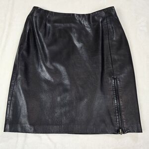 FLAWS Identify Leather skirt Size 6